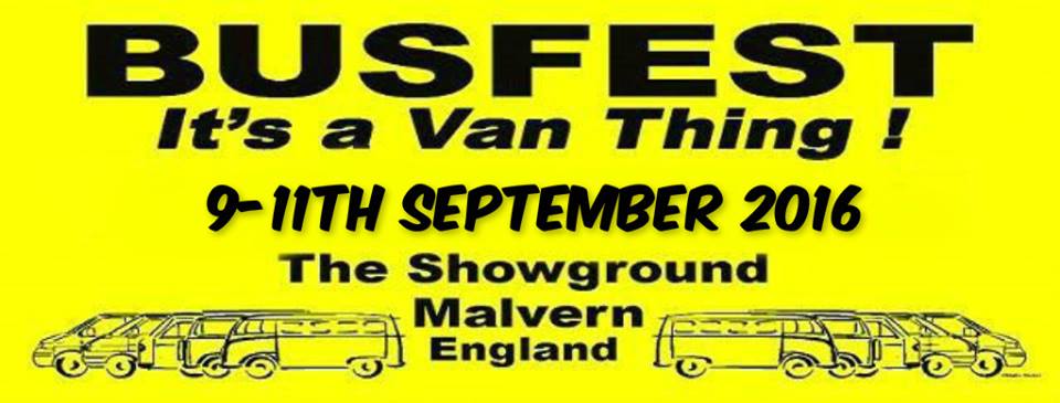 Busfest 2016 VW Events 2016